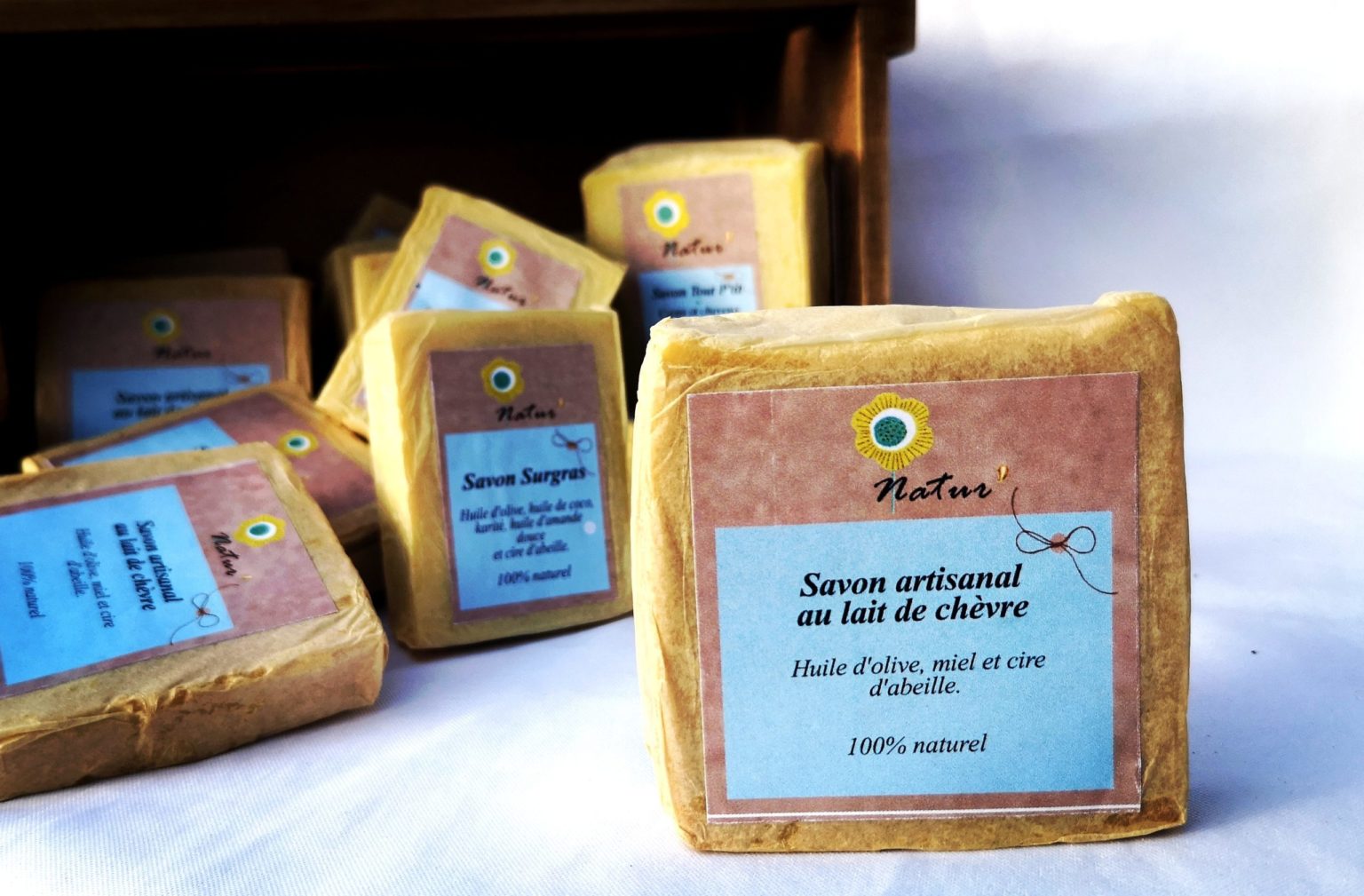 savon au lait de chèvre Natur'